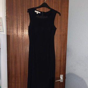 JASPER CONRAN FULL LENGTH BLACK EVENING DRESS